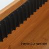SOBS Natural Bamboo CD Storage Rack Desktop CD Holder Organizer Disc Shelf CD Collection Display Rack Large Capacity Holds 39 CD Jewel Cases, 5614.515cm view 3
