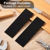 Tinlade 2 Pcs G10 knife handle liner spacer material sheet 6.3 x 2 x 0.04 Inches G10 Sheet Knife Handle for Scales Slabs fiber strips Making Supplies(Black) view 3
