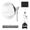 SmallRig Lantern Softbox Quick Release-One Step, Light Modifier with Fabric Barn Doors, Softbox Diffuser for SmallRig Video Light 120B, 120D, 220B, 220D and Other Bowens Mount Light view 1