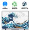 14 Inch Laptop Skin Sticker Cover Premium Sticker Cover Art Decal Decorative (Included 2 Wrist Pad Skins) - Great Wave view 2