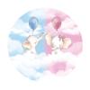 Yeele 6x6ft Elephant Gender Reveal Round Backdrop He or She Blue or Pink Boy or Girl Baby Shower Photography Background Gender Surprise Party Decorations Supplies Photo Booth Studio Banner Props view 3