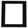 20x20 Mat Bevel Cut for 8x8 Photos - Acid Free Black with Black Core Precut Matboard With Backing Board and Crystal Clear, Self Seal Photo Mat Bag - For Pictures, Photos, Framing - 4-ply Thickness view 3