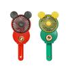 LACOVIA Cute Mouse Misting Mini Fan, Handheld Portable USB Rechargeable Fan with 3 Adjustable Speeds, Foldable For Travelling(Red&Green) view 1