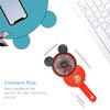 LACOVIA Cute Mouse Misting Mini Fan, Handheld Portable USB Rechargeable Fan with 3 Adjustable Speeds, Foldable For Travelling(Red&Green) view 4