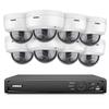 ANNKE H800 4K Security Camera System w/AI Human Vehicle Detection, 8MP 8CH NVR and 8X PoE Dome 4K Cameras w/Audio Recording, IP67 Weatherproof, 120dB WDR, 100ft EXIR Night Vision(NO HDD Included) view 1
