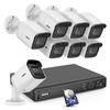 ANNKE H800 4K Security Camera System w/AI Human Vehicle Detection, 8MP 8CH NVR with 2TB HDD and 8X PoE Bullet 4K Cameras w/Audio Recording, IP67 Weatherproof, 120dB WDR, 100ft EXIR Night Vision view 1