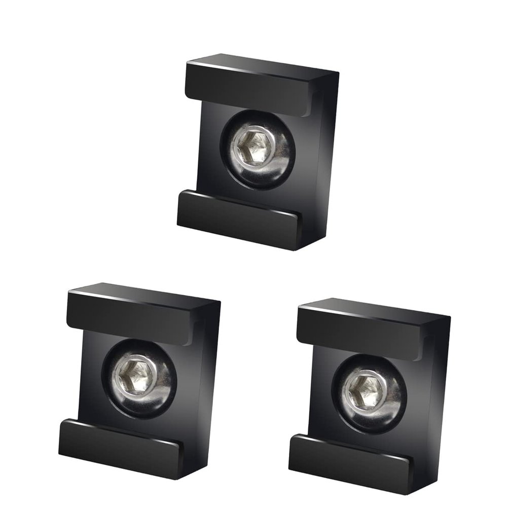 BGNing Mini Cold Shoe Mount Adapter Base Connector w/ 1/4" Screw for Monitor Fill Light Microphone DSLR Camera Cage Video Rig (3pcs)
