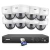 ANNKE H800 4K Security Camera System w/AI Human Vehicle Detection, 8MP 8CH NVR with 4TB HDD and 8X PoE Dome 4K Cameras w/Audio Recording, IP67 Weatherproof, 120dB WDR, 100ft EXIR Night Vision view 1