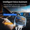 Car Radio Bluetooth Hand-Free Call, Bluetooth FM Transmitter for Car Support QC3.0 Fast Charge LED Backlit Hi-Fi Music U Disk/TF Card view 4