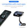 Bluetooth FM Transmitter for Car, Car Bluetooth Adapter Support Connection of Dual Phones, QC3.0 Quick Charging, Hands Free Calling, Hi-Fi Music view 3