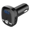 Car Bluetooth Adapter Radio Transmitter, Bluetooth FM Transmitter for Car with Dual USB Ports, Support Connection of Dual Phones, QC3.0 Fast Charger view 1