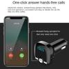 Car Bluetooth Adapter Radio Transmitter, Bluetooth FM Transmitter for Car with Dual USB Ports, Support Connection of Dual Phones, QC3.0 Fast Charger view 2
