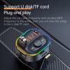 Bluetooth Adapter for Car, Bluetooth FM Radio Transmitter with QC3.0 & PD 20W USB Charger, Support Hands-Free Call MP3 Music Player U Disk/TF Card,A view 3