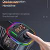 Bluetooth Adapter for Car, Bluetooth FM Radio Transmitter with QC3.0 & PD 20W USB Charger, Support Hands-Free Call MP3 Music Player U Disk/TF Card,A view 4