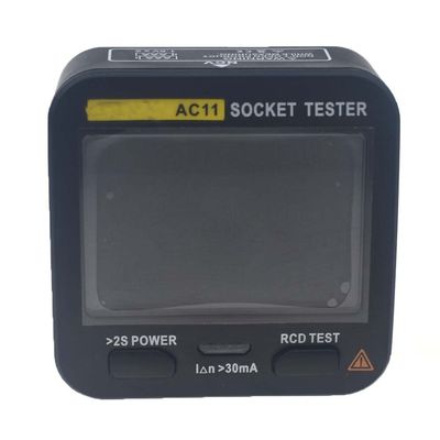 LCD Outlet Tester Results Display Voltage Detector Circuit Analyzer Leakage Tester Electricity Line Fault Checker (UK)