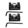 FEICHAO Mini Cold Shoe Mount Bracket with 1/4" Screws for Monitor LED Light Microphone DSLR Camera Cage (5Pcs) view 1