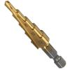 HSS Drill Step Drill Tapered Titanium 1/4 Hexagonal Rod for Drilling Screwdriver 4-12mm Drill Bit view 1