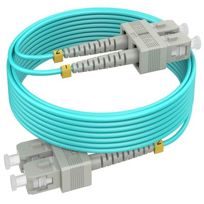 10m(30ft) OM4 SC SC Fiber Patch Cables MMF Multimode, Options 10m~100m, Fiber Jumper Duplex, 50/125m 40G/100G LSZH, 