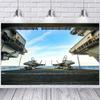 Aircraft Carrier Background for Party Decor MEETSIOY 9x6ft Air Combat Fighter Military Theme Backdrop for Party Photography Aircraft Happy Birthday Party Supplies BJZSMT139 view 3