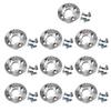 FEICHAO Rosette Mount Aluminum Alloy 20mm 31mm for Camera Cage Handle Grip Gimbal Extension (31mm 10Pack) view 1