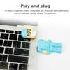 USB Flash Drive 64GB Cartoon Doctor Model USB Drive Thumb Drives USB 2.0 Memory Stick for External Data Storage, Blue view 4