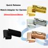 REYDA 22mm Quick Fit Watch Lugs Compatible for Garmin Forerunner 970/965/955/945/935 Watch Adapters, 20mm Width Solid Stainless Steel Metal Replaceable Connectors for Garmin Approach S70 47mm/S62/S60 view 2