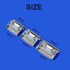 REYDA 22mm Quick Fit Watch Lugs Compatible for Garmin Forerunner 970/965/955/945/935 Watch Adapters, 20mm Width Solid Stainless Steel Metal Replaceable Connectors for Garmin Approach S70 47mm/S62/S60 view 3
