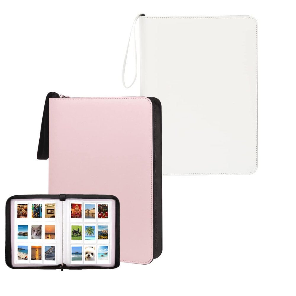 2 Packs, 540 Pockets Photo Album for Fujifilm Instax Mini 12 11 9 8+8 7+ 99 50s 40 25 26 EVO Instant Camera/Mini Link SP-1 Printer,Polaroid Snap SnapTouch PIC-300 Z2300 Mint Zip Instant Camera Printe