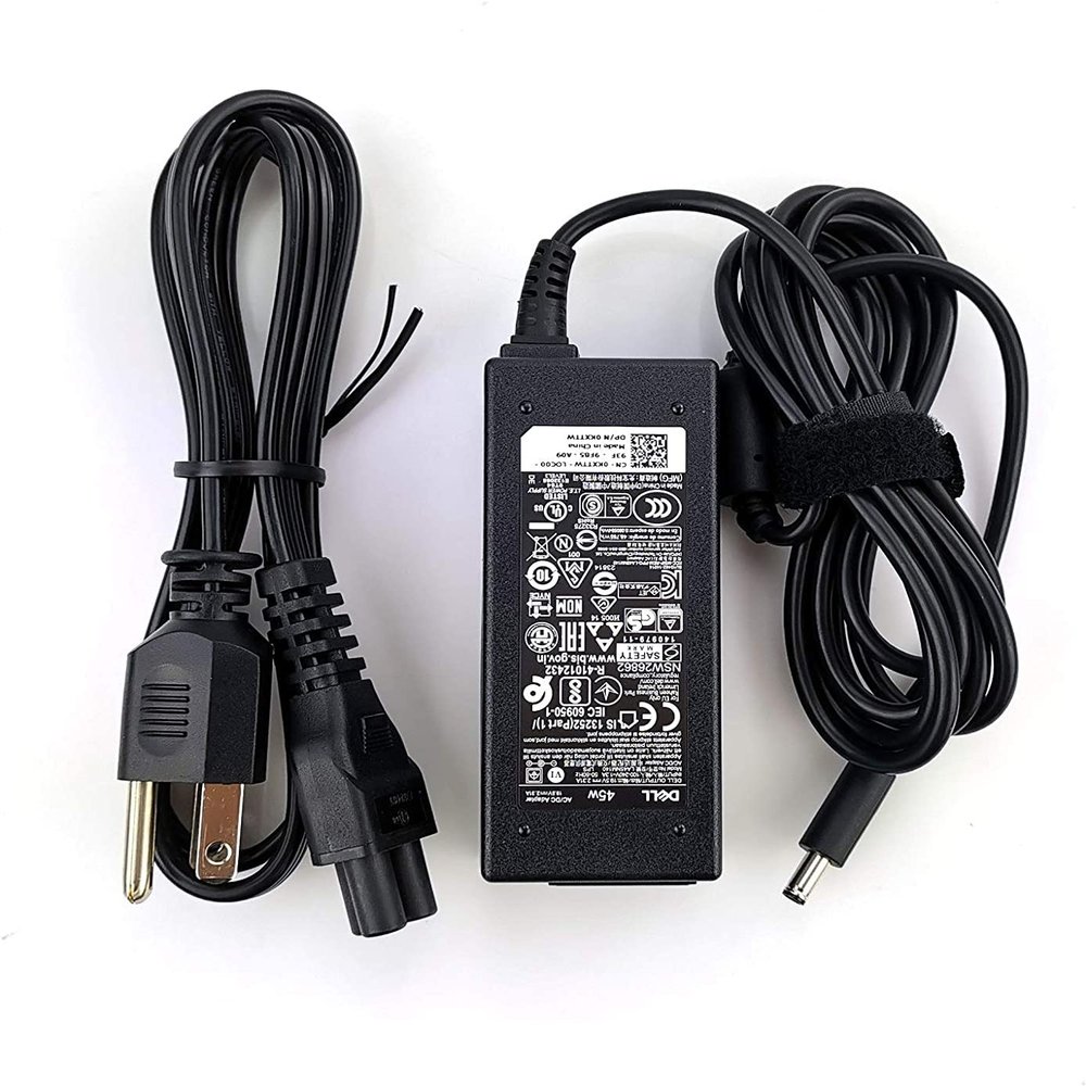 Genuine 45W AC Adapter Laptop Charger for Dell Inspiron 11 13 14 17 15 3000 5000 7000 Series 3147 3148 3152 3452 3458 3459 5458 5368 5378 5379 5559 5759 7352 7353 7347 7348 7368 7378 Power Supply Cord