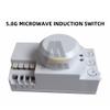 5.8G Microwave Radar Sensor Switch AC85-250V Induction Microwave Detector Radar Switch Adjustable 5-500LUX/2-200LUX - (Color: DIP Switch) view 3