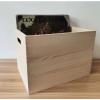 Solid Wood Vinyl Record Storage Box Cube 352525cm Desktop Disc Shelf LP Record Album Storage CD Holder DVD Storage Rack LP Records Finishing Rack view 1