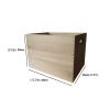 Solid Wood Vinyl Record Storage Box Cube 352525cm Desktop Disc Shelf LP Record Album Storage CD Holder DVD Storage Rack LP Records Finishing Rack view 2