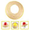 iplusmile Hard Hat Sun Shade Straw Visor Full Brim Breathable Sunshield for Outdoor Construction Workers view 2