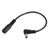 MECCANIXITY 5.5mm x 2.1mm 90 Degree Right Angle DC Power Male Plug Jack to Bare Wire Open End Pigtail Power Cable Repair for Camera CCTV Pack of 4 view 1