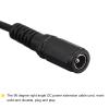 MECCANIXITY 5.5mm x 2.1mm 90 Degree Right Angle DC Power Male Plug Jack to Bare Wire Open End Pigtail Power Cable Repair for Camera CCTV Pack of 4 view 4