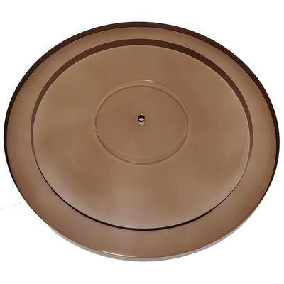 Acrylic Platter Upgrade for Pro-Ject Debut/T1/1Xpression, Music Hall MMF-2.1/2.2/2.3/3.3/5.1/5.1se/5.3/5.3se, Angels Horn, and Crosley C6 Turntables (Tinted - Dark Grey)