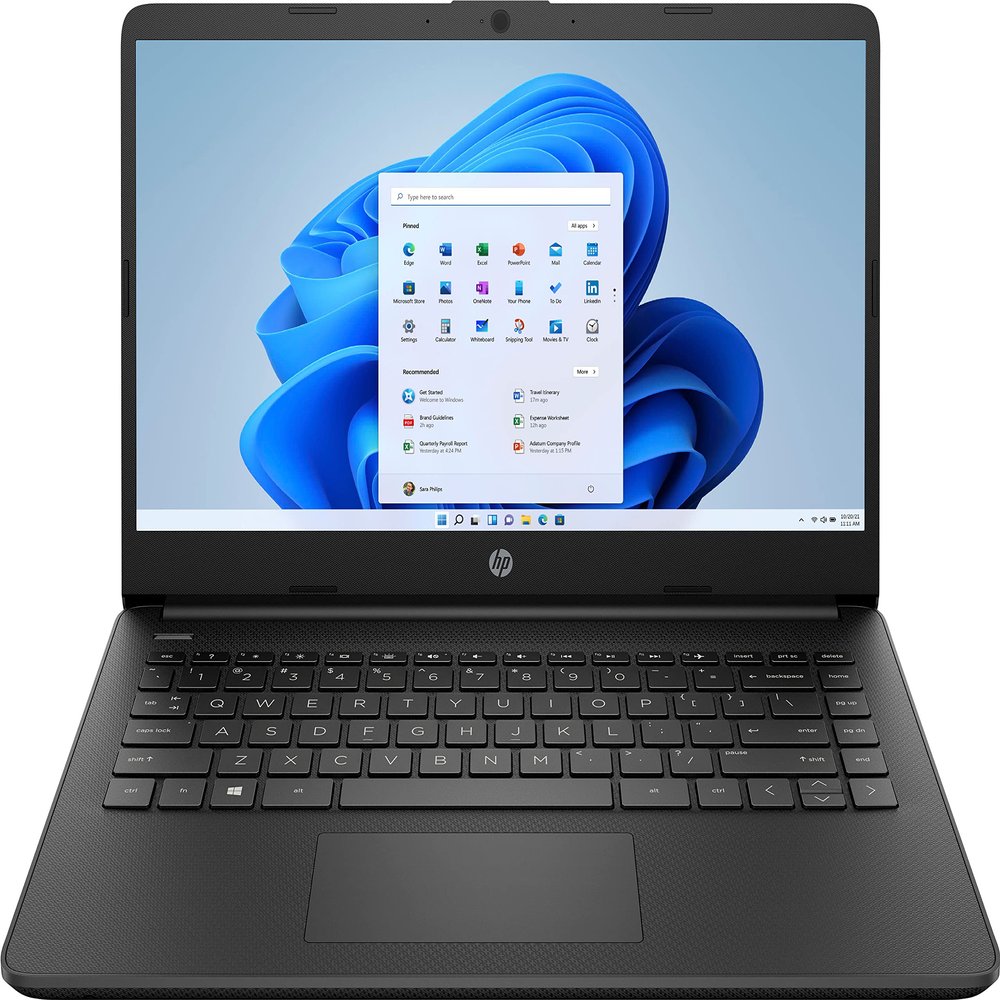 2022 HP Stream 14" HD Display, Intel Celeron N4120 Processor, 4GB Memory - 64GB eMMC ,WiFi ,Bluetooth, Type-C, 802.11AC , Win10 S - Jet Black
