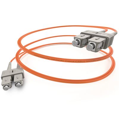 SpeedaLite 2M SC-SC Fiber Patch Cable OM2 Multimode Duplex, 2 Meter