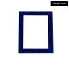 11.5x17 Mat Bevel Cut for 8.5x11 Photos - Acid Free Brooke Blue Suede Precut Matboard With Backing Board and Crystal Clear, Self Seal Photo Mat Bag - For Pictures, Photos, Framing - 4-ply Thickness view 2
