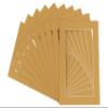 Poster Palooza Pack of Ten 11x14 Mats Bevel Cut for 9x12 Photos - Acid Free Rattan Beige Precut Matboards for Pictures, Photos, Framing - 4-ply Thickness view 3