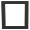 11.7x16.5 Mat Bevel Cut for 8.5x11 Photos - Acid Free Textured Black Precut Matboard With Backing Board and Crystal Clear, Self Seal Photo Mat Bag - For Pictures, Photos, Framing - 4-ply Thickness view 3