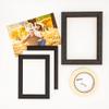 11.7x16.5 Mat Bevel Cut for 8.5x11 Photos - Acid Free Textured Black Precut Matboard With Backing Board and Crystal Clear, Self Seal Photo Mat Bag - For Pictures, Photos, Framing - 4-ply Thickness view 4