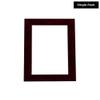11.5x17 Mat Bevel Cut for 8.5x11 Photos - Acid Free Dark Red Suede Precut Matboard With Backing Board and Crystal Clear, Self Seal Photo Mat Bag - For Pictures, Photos, Framing - 4-ply Thickness view 2