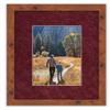 11.5x17 Mat Bevel Cut for 8.5x11 Photos - Acid Free Dark Red Suede Precut Matboard With Backing Board and Crystal Clear, Self Seal Photo Mat Bag - For Pictures, Photos, Framing - 4-ply Thickness view 4