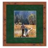 11.5x17 Mat Bevel Cut for 8.5x11 Photos - Acid Free Green Suede Precut Matboard With Backing Board and Crystal Clear, Self Seal Photo Mat Bag - For Pictures, Photos, Framing - 4-ply Thickness view 4