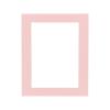 11.7x16.5 Mat Bevel Cut for 8.5x11 Photos - Acid Free Pink Precut Matboard With Backing Board and Crystal Clear, Self Seal Photo Mat Bag - For Pictures, Photos, Framing - 4-ply Thickness view 2