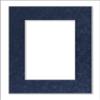 11.5x17 Mat Bevel Cut for 8.5x11 Photos - Acid Free Navy Suede Precut Matboard With Backing Board and Crystal Clear, Self Seal Photo Mat Bag - For Pictures, Photos, Framing - 4-ply Thickness view 3