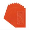 Poster Palooza Pack of TEN 11.7x16.5 Mats Bevel Cut for 8.5x11 Photos - Acid Free Orange Suede Precut Matboards For Pictures, Photos, Framing - 4-ply Thickness view 1