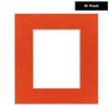 Poster Palooza Pack of TEN 11.7x16.5 Mats Bevel Cut for 8.5x11 Photos - Acid Free Orange Suede Precut Matboards For Pictures, Photos, Framing - 4-ply Thickness view 2