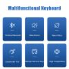 Sanpyl 10in Ultra Thin Bluetooth French AZERT Keyboard, Scissor Slim Multifunctional Keyboard for Tablet Phone Computer (Black) view 4
